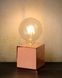 Настольная лампа Lucide CUBICO &Oslash; 9,5 cm LED E27 1x5W 2700K Copper, Copper