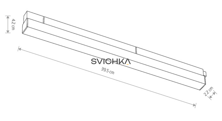 Трековий світильник Nowodvorski LVM Line Led 1x15w 3000K, Black