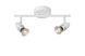 Потолочный точечный светильник Lucide CARO LED LED GU10 2x5W 2700K White, WHITE, Белый
