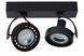Стельовий точковий світильник Lucide DORIAN LED Dim to warm GU10 (ES111) 2x12W 2200K/3000K Black, BLACK, Чорний, Чорний