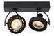 Стельовий точковий світильник Lucide DORIAN LED Dim to warm GU10 (ES111) 2x12W 2200K/3000K Black, BLACK, Чорний, Чорний