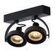 Стельовий точковий світильник Lucide DORIAN LED Dim to warm GU10 (ES111) 2x12W 2200K/3000K Black, BLACK, Чорний, Чорний