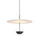 Світильник підвісний KLOODI DECO PE-LUNA380 10W+3W 3K BK, Білий, Чорний