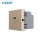 Механизм розетка USB Type-C с Power Delivery 45W Livolo