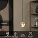 Подвесной светильник Lucide DILENKO &Oslash; 14 cm LED 1x4,2W 2700K Matt Gold / Brass, Matt Gold / Brass