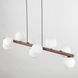 Подвесной светильник TK Lighting ESTERA 9, Brown/White