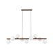 Подвесной светильник TK Lighting ESTERA 9, Brown/White
