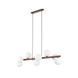 Подвесной светильник TK Lighting ESTERA 9, Brown/White