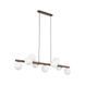 Подвесной светильник TK Lighting ESTERA 9, Brown/White