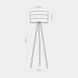 Торшер TAGO TK-Lighting 5053 - 5053, Черный, Золотой