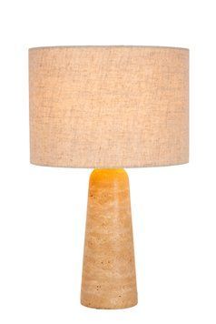 Настільна лампа Lucide NIMUE &Oslash; 30 cm 1xE27 Taupe, Taupe, Сіро-Коричневий, Бежево-коричневий, Бежево-коричневий
