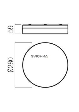 Настенно-потолочный светильник REDO Frisbi 28