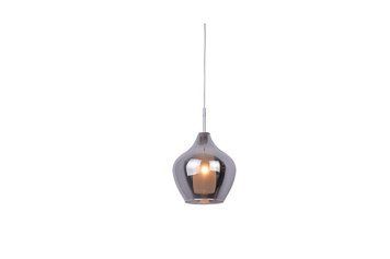 Підвісний світильник AZzardo Amber Milano 1 AZ2148 chrome, Хром, Прозорий, Хром