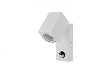Настінний вуличний світильник AZzardo GORAN SENSOR IP54 White