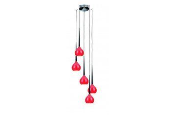 Подвесной светильник Azzardo MD1289-5RD AGA 5 pendant red (AZ1072)