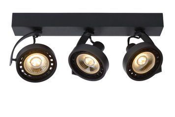 Потолочный точечный светильник Lucide DORIAN LED Dim to warm GU10 (ES111) 3x12W 2200K/3000K Black