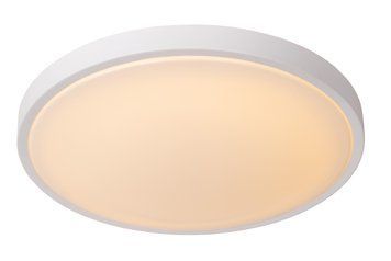 Стельовий світильник для ванної Lucide DASHER &Oslash; 41 cm LED 1x24W 2700K IP44 Motion & Day/Night Sensor White, WHITE, Білий, Білий