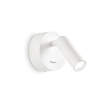 Бра Ideal Lux Bean round ap, Білий, Білий, Білий