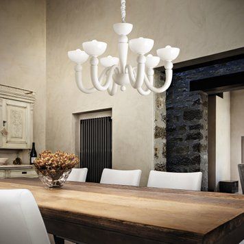 Ideal Lux BON BON SP6 Чорний 140339, Білий, Білий, Білий, Білий