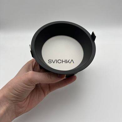 Вбудований світильник Skarlat RDL73032 10W BK 4000K, Чорний, 3