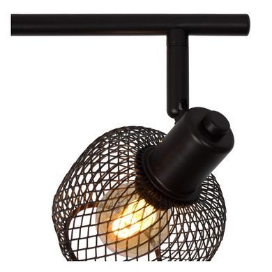 Стельовий точковий світильник Lucide MAREN 4xE14 Black, BLACK, Чорний, Чорний