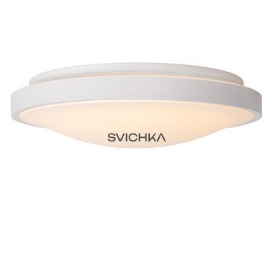 Стельовий світильник для ванної Lucide DASHER &Oslash; 41 cm LED 1x24W 2700K IP44 Motion & Day/Night Sensor White, WHITE, Білий, Білий