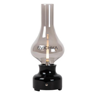 Аккумуляторная настольная лампа Lucide JASON Battery pack/batteries LED Dim. 1x2W 3000K Black