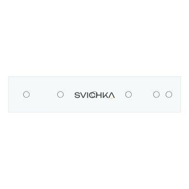 Рамка 5-постовая для четырёх 1-сенсорных и одного 2-сенсорного выключателей (1-1-1-1-2) LIVOLO закалённое стекло