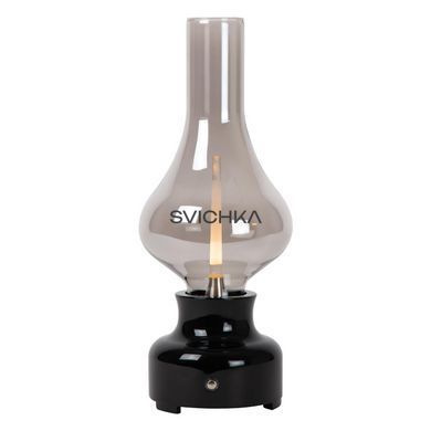Аккумуляторная настольная лампа Lucide JASON Battery pack/batteries LED Dim. 1x2W 3000K Black