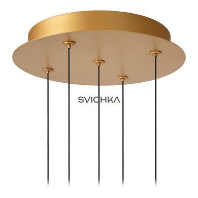 Подвесной светильник Lucide DILENKO &Oslash; 31 cm LED Dim. 5x3,5W 2700K Matt Gold / Brass