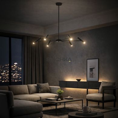 Люстра TK Lighting 18223 NIVA 6, Black