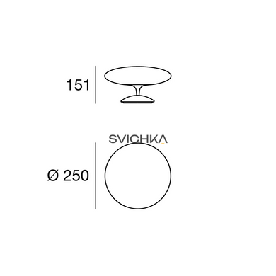Настольная лампа Linea Light Squash_tab 7946