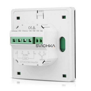 Терморегулятор ECOTERM BSN Wi-Fi Black/White