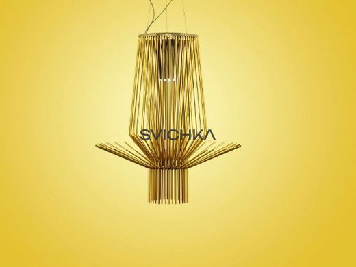 Підвісний світильник Foscarini Allegretto Assai, Gold, Золотий, Золотий, Золотий