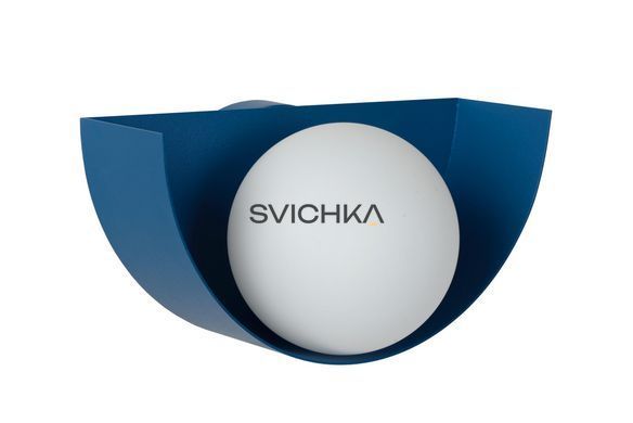 Настінний світильник Lucide BENNI 1xG9 Blue, Blue