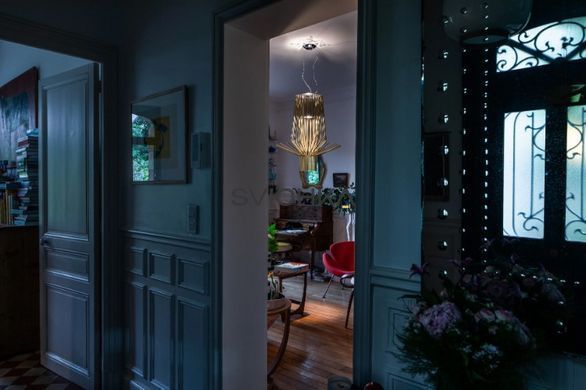 Підвісний світильник Foscarini Allegretto Assai, Gold, Золотий, Золотий, Золотий
