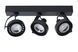 Стельовий точковий світильник Lucide DORIAN LED Dim to warm GU10 (ES111) 3x12W 2200K/3000K Black, BLACK, Чорний, Чорний