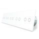 Умный сенсорный ZigBee выключатель 10 сенсоров (2-2-2-2-2) Livolo белый стекло (VL-C710Z-11)