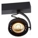 Стельовий точковий світильник Lucide DORIAN LED Dim to warm GU10 (ES111) 3x12W 2200K/3000K Black, BLACK, Чорний, Чорний
