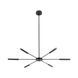 Люстра TK Lighting 18223 NIVA 6, Black
