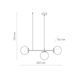 Подвесной светильник TK Lighting CELESTE 3, White