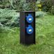Стовпчик з розетками Imperium Light Garden, Black