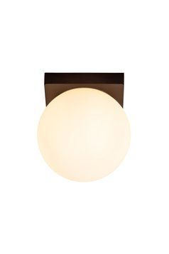 Стельовий світильник для ванної Lucide TASSA &Oslash; 13,5 cm LED Dim to warm 1x12W 1800K/3000K Black, BLACK, Опал, Опал
