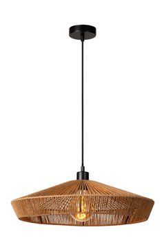 Підвісний світильник Lucide YUNKAI &Oslash; 50 cm 1xE27 Natural, Natural, Natural, Natural