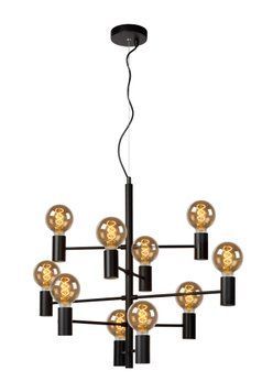 Підвісний світильник Lucide LEANNE &Oslash; 65 cm 10xE27 Black, BLACK
