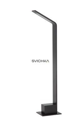 Вуличний стовпчик Lucide LAWFORD LED 1x6W 3000K IP54 Black, BLACK, Чорний, Чорний