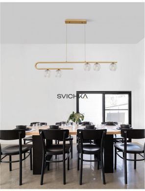 Підвісний світильник Nova luce MIRANO 5 Long Gold