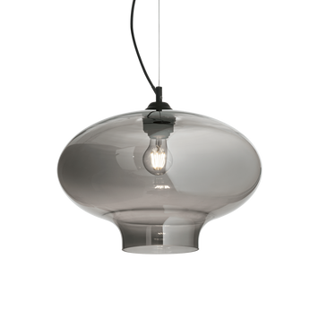 Ideal Lux BISTRO' SP1 ROUND Smoked Glass 120904