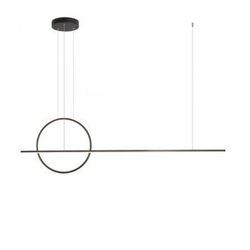 Підвісний світильник REDO 01-1848 GIOTTO Black + Dimmable, Чорний, Чорний, Чорний