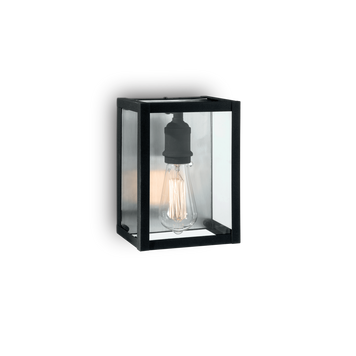 Настінний світильник Ideal Lux Igor 092836, Чорний, Чорний